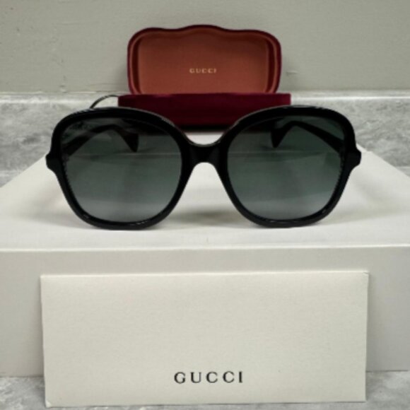 GUCCI | NEW | 1178S | 1178S - 002 | BLACK | GRADIENT GREY - Picture 1 of 8